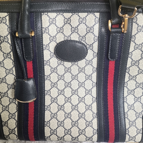 Gucci Navy and Red Women's Bag - Picture 1 of 10